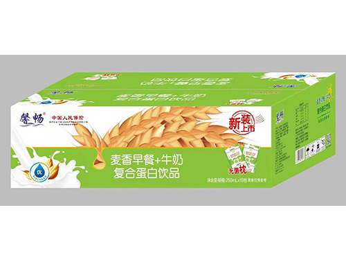 河南麥香早餐+牛奶復(fù)合蛋白飲品